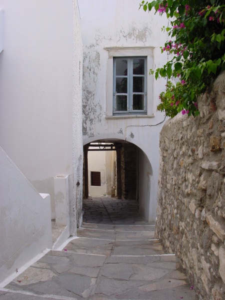 Naxos Altstadt Naxos Gasse 1.JPG -                                